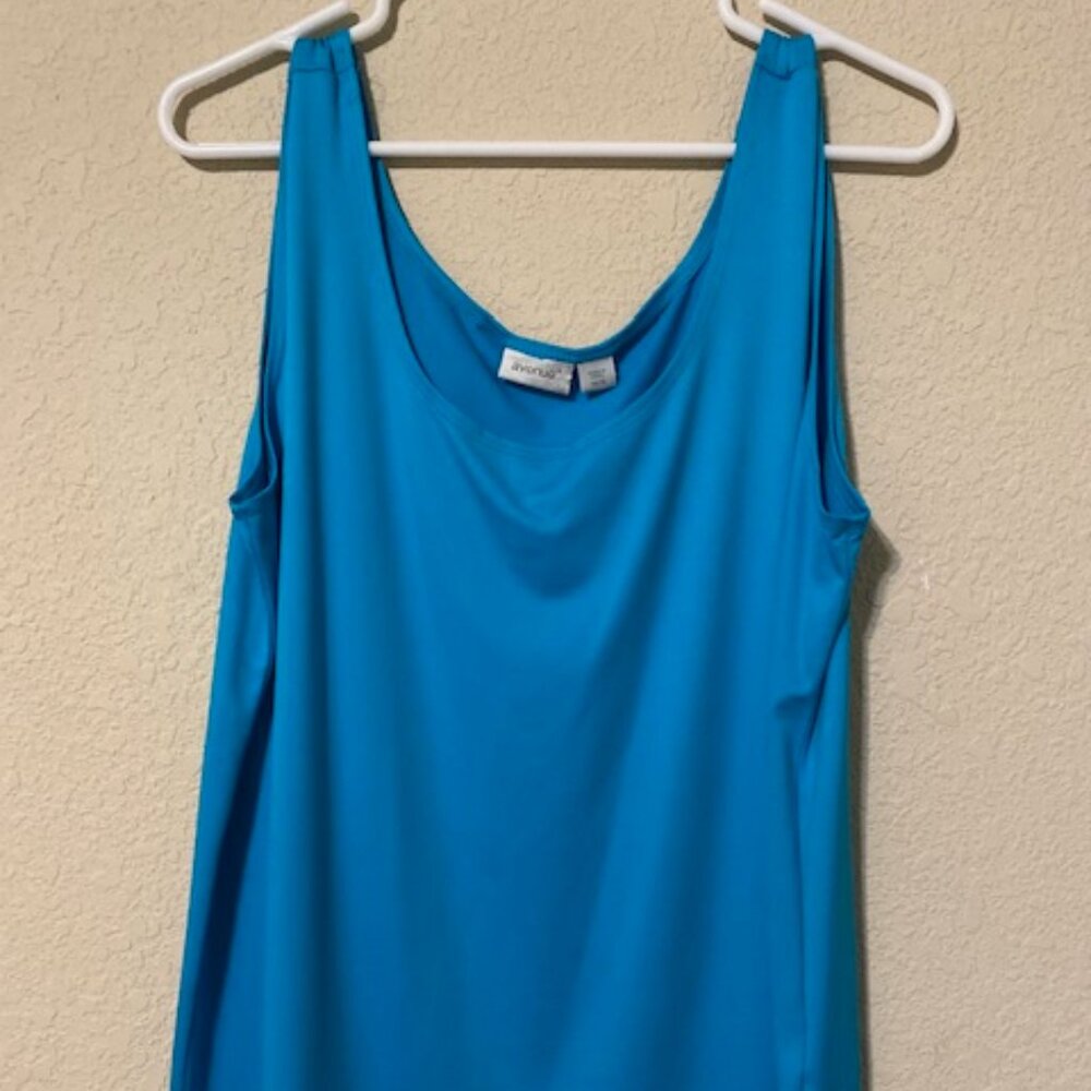 Aqua Blue Tunic Top